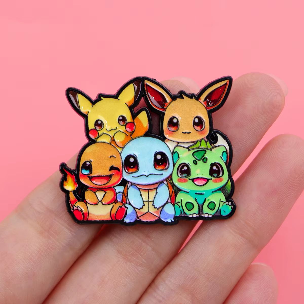 Monter Pin esmaltado tortuga animada – para solapa, mochila o sombrero - imagen 3