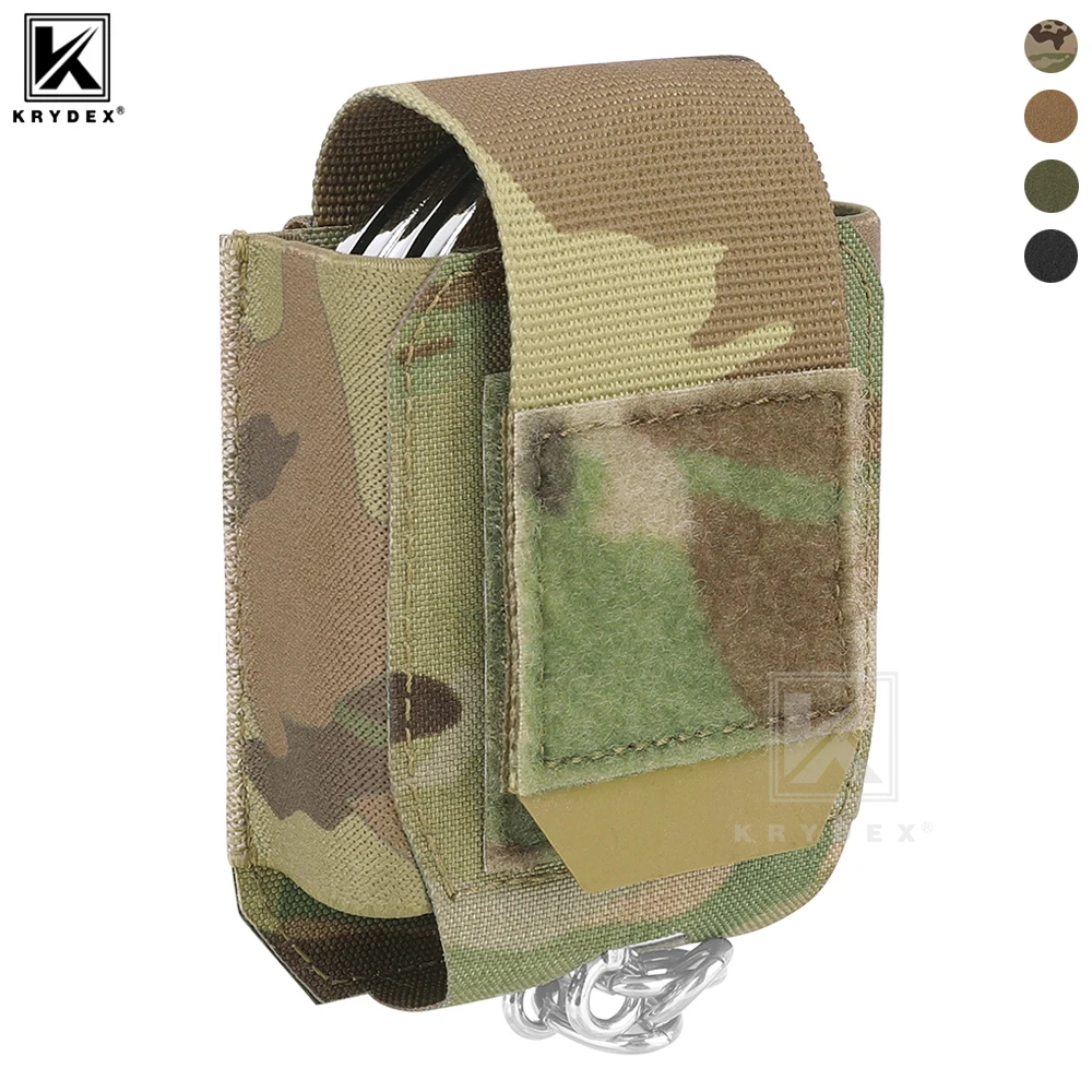 KRYDEX Bolsa para esposas MOLLE perfil bajo modular, PALS