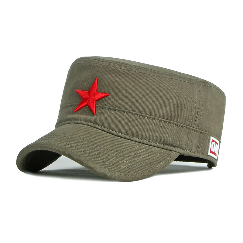 Gorra táctica de béisbol bordado pentagrama 3D estrella roja - imagen 3