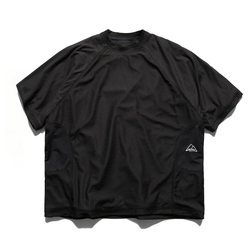 Camiseta secado rápido de malla táctica aire libre cuello redondo - imagen 2