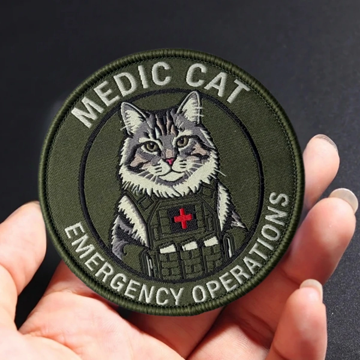 Parche Velcro Tactical MEDIC Operaciones de Emergencia – Moral Militar - imagen 4