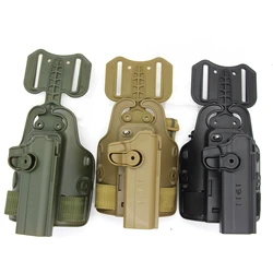 Colt 1911 funda táctica de pierna para pistola mano derecha