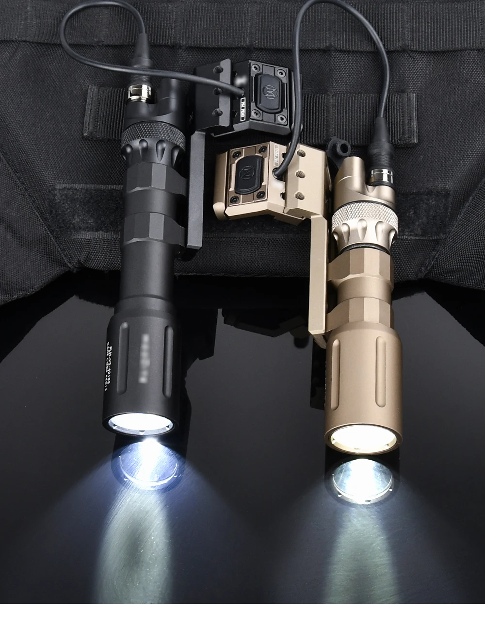 Linterna táctica PLH V2 Scout Light Modlit vista frontal