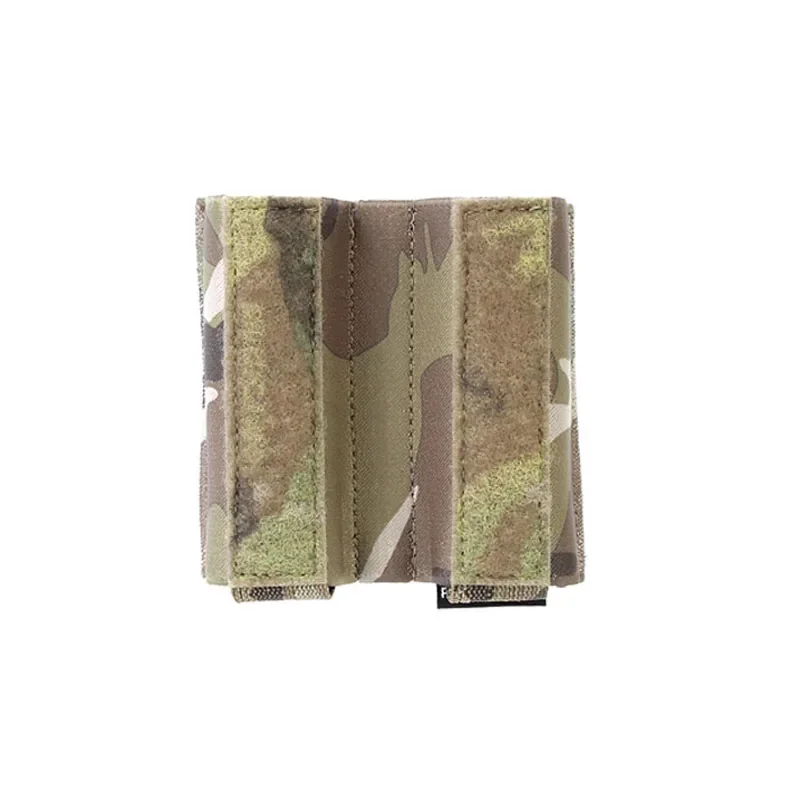 Bolsa táctica doble para cargadores de pistola 9mm vista frontal