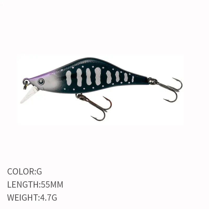 Señuelo pesca wobbler 55mm – Artificial dura para trucha y lubina - imagen 3