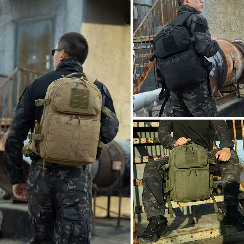 Mochila táctica MOLLE Laser para senderismo y outdoor - imagen 5