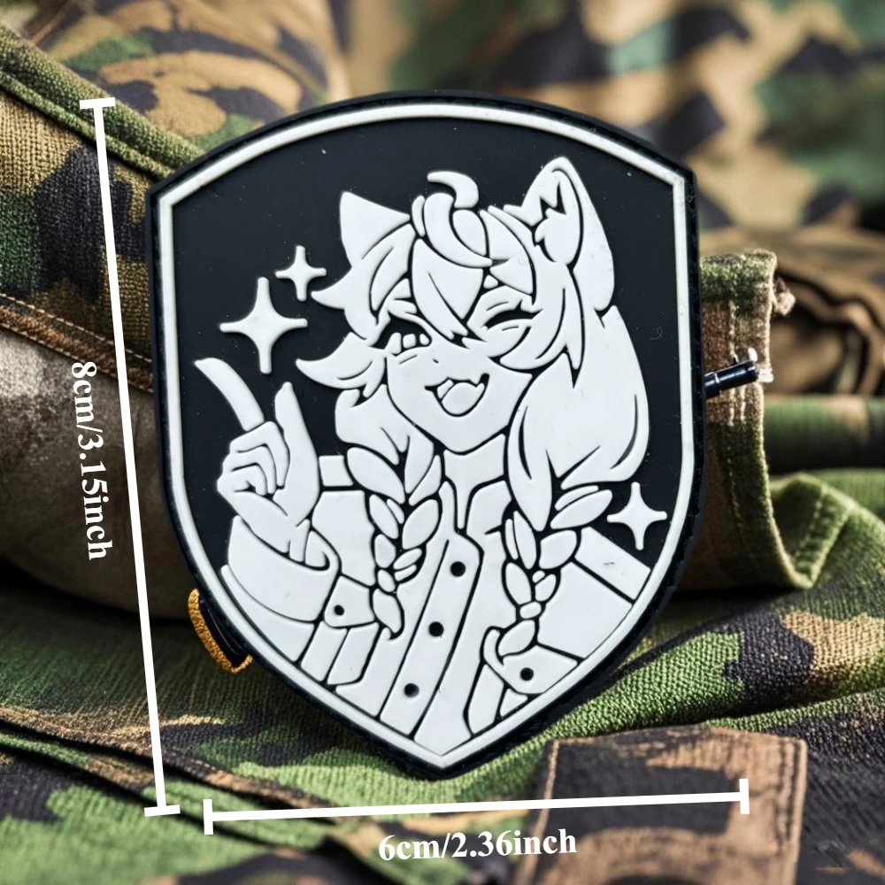 Close-up del diseño anime