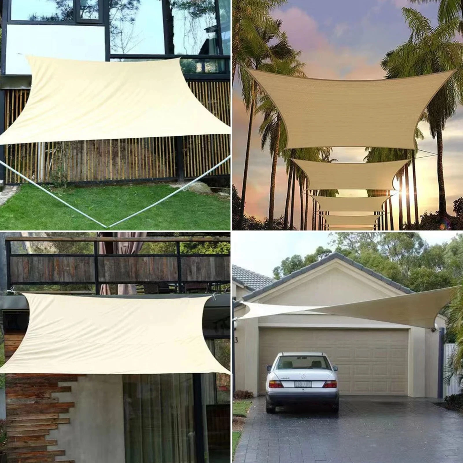 Parasol impermeable 320D ripstop – Toldo técnico extensible para camping y playa - imagen 5