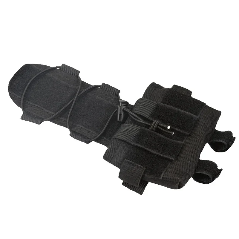Funda táctica casco FAST con bolsa batería extraíble y contrapeso - imagen 4