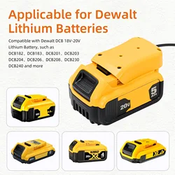 Adaptador DeWalt 18V 20V – Conector carga universal baterías herramientas