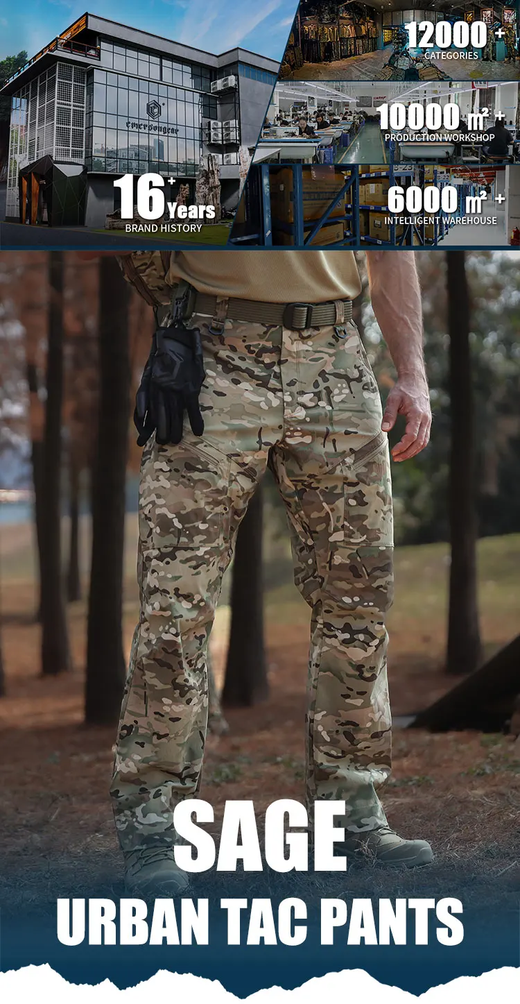 Pantalones cargo Emersongear Sage
