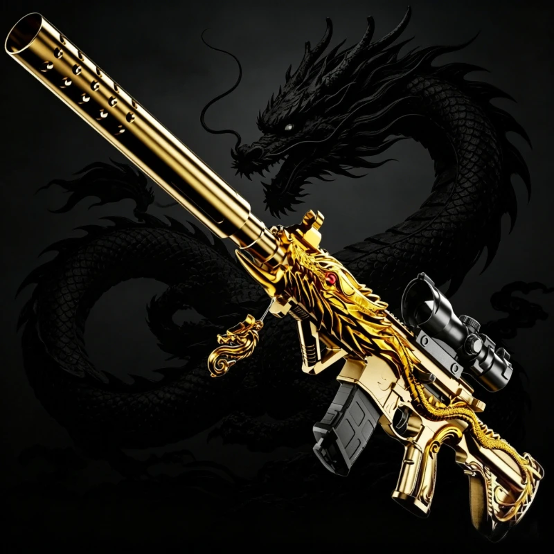 Golden Dragon Pistola de juguete balas blandas mira desmontable - imagen 5