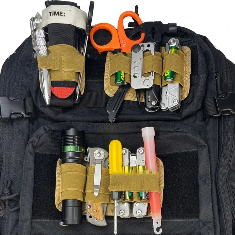Panel gancho y bucle MOLLE para caza, organizador interior - imagen 2