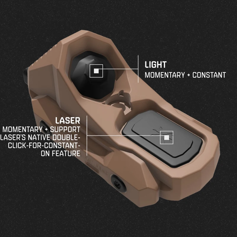 EvolutionGear AXON NGAL LA23 – Interruptor táctico dual para WMX200 - imagen 4
