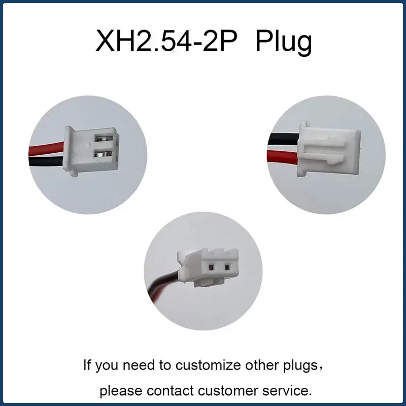 Batería 18650 de litio con protección y conector XH2.54