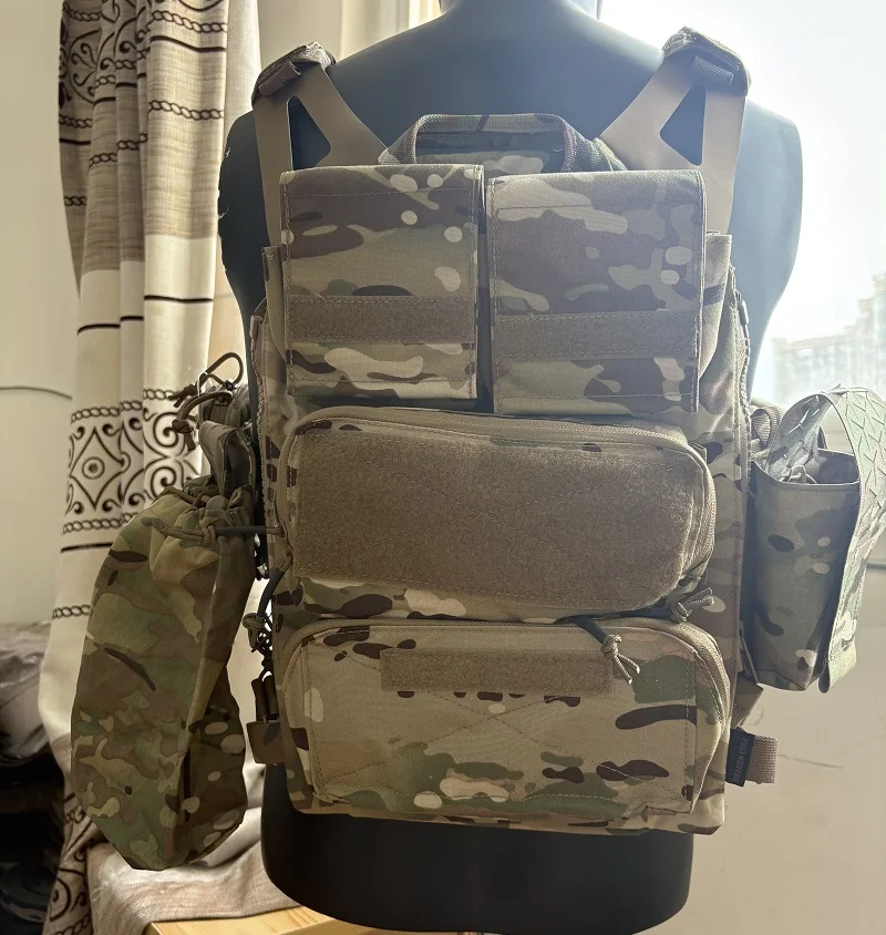 Bolsa de panel trasero con cuatro bolsillos y cremallera 2.0