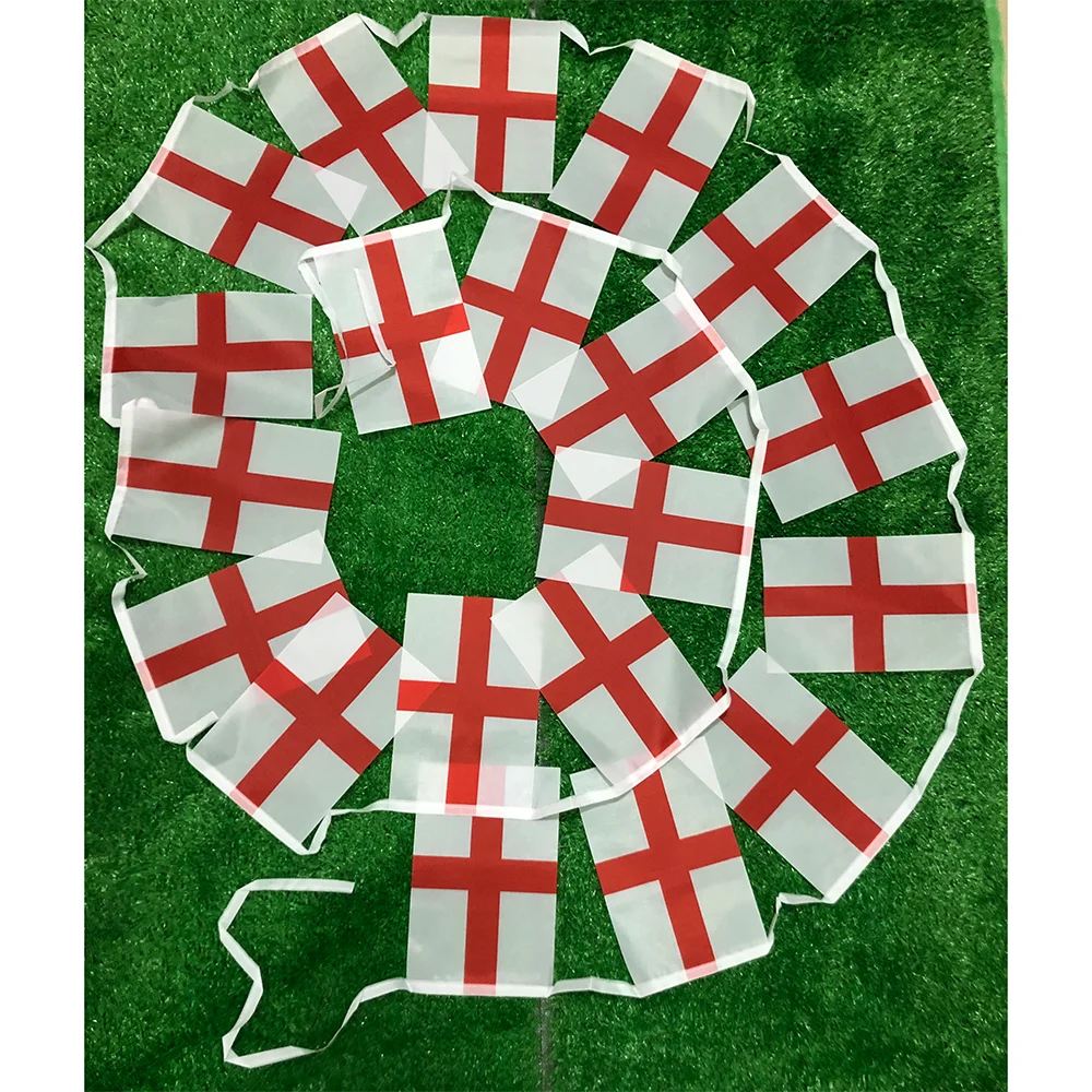 Banderines de Inglaterra de poliéster para colgar
