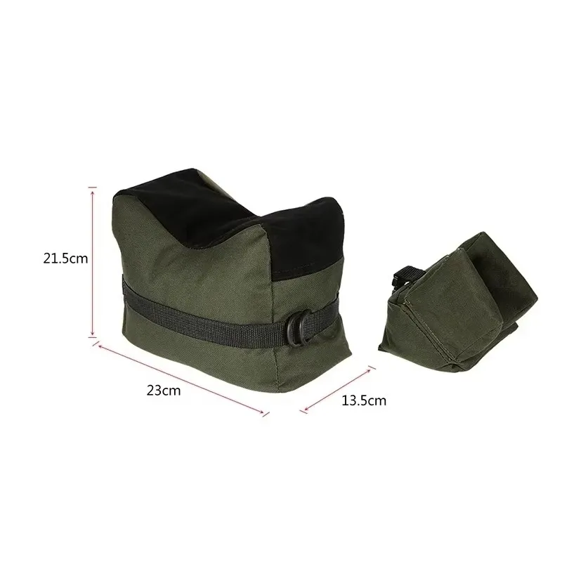 Soporte para rifle con bolsa delantera y trasera para acampada - imagen 2