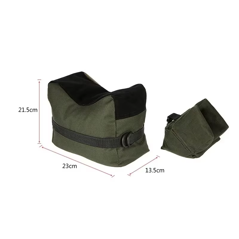 Soporte para rifle con bolsa delantera y trasera para acampada - imagen 2