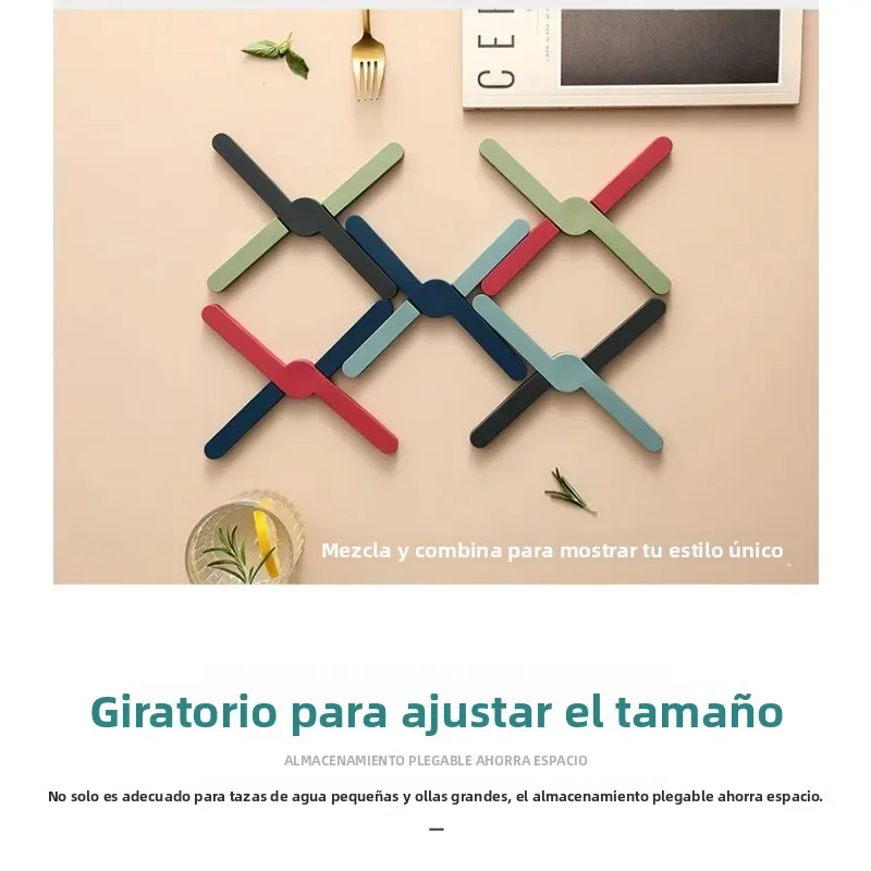 Esterilla de silicona plegable térmica para cocina y camping - imagen 5