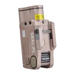 Linterna táctica pistola SBAL con láser rojo y luz estrobo/constante