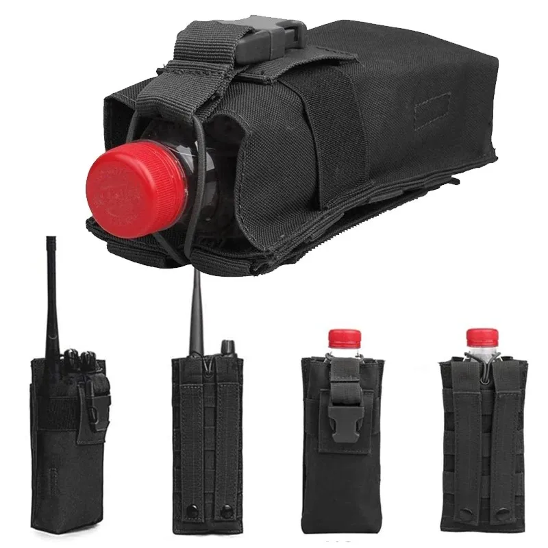 Bolsa táctica MOLLE multifuncional para radio botella de agua EDC viaje - imagen 4
