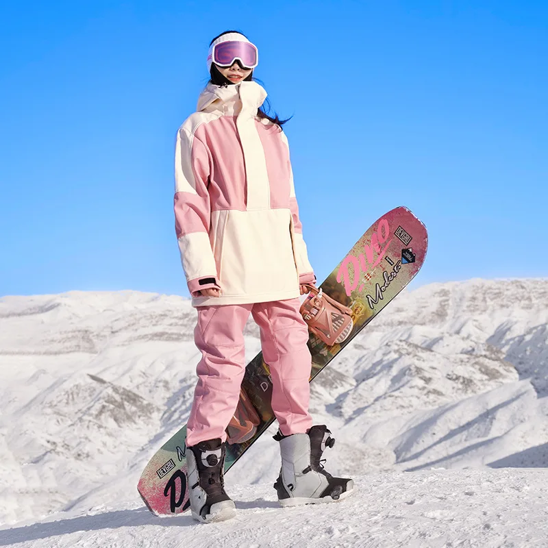 SEARIPE traje de nieve impermeable chaqueta y pantalón unisex - imagen 5