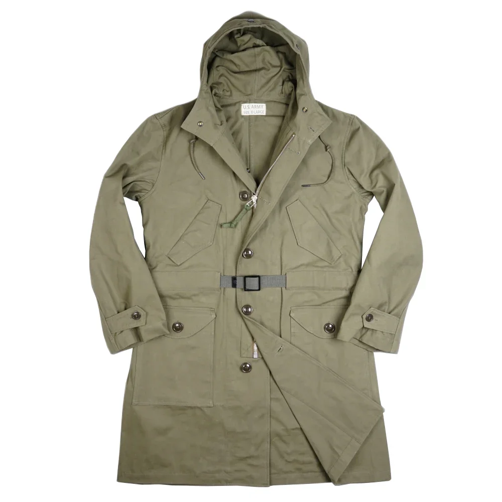 Chaqueta militar M47 vintage Segunda Guerra Mundial táctica de lona - imagen 4