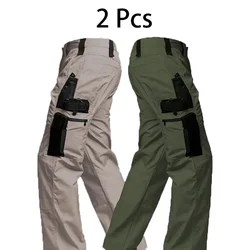 Pantalones tácticos multicampoo con bolsillos de carga