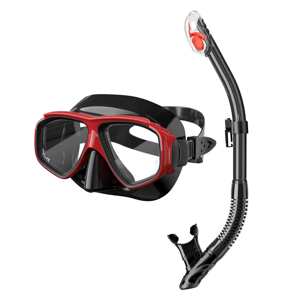 JSJM Máscara snorkel adultos silicona antivaho protección UV - imagen 5