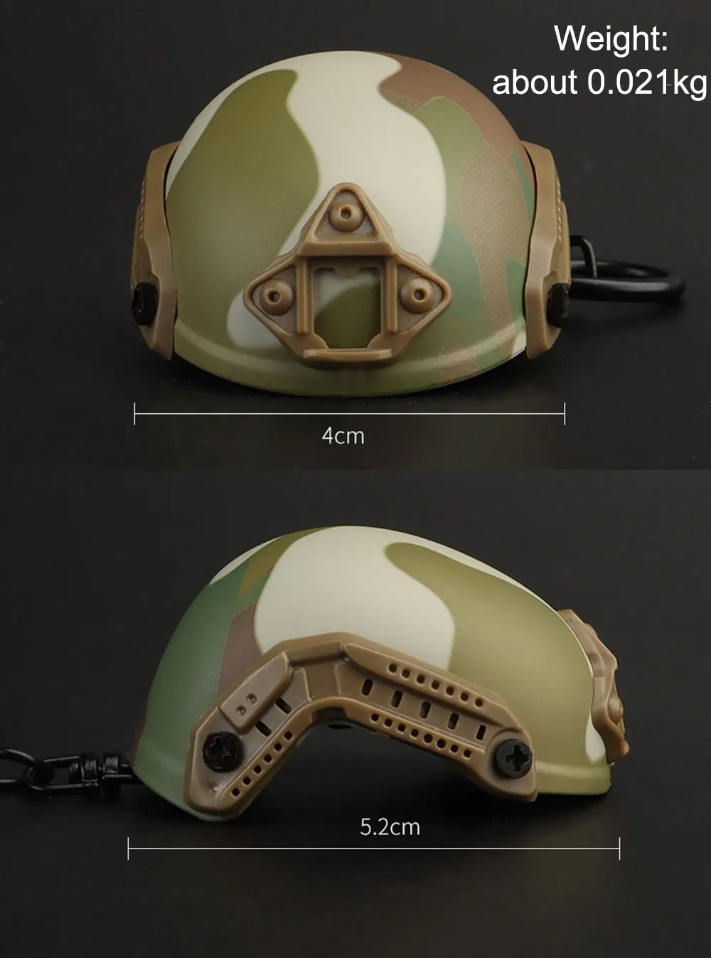 Abridor de botellas táctico mini estilo casco FAST