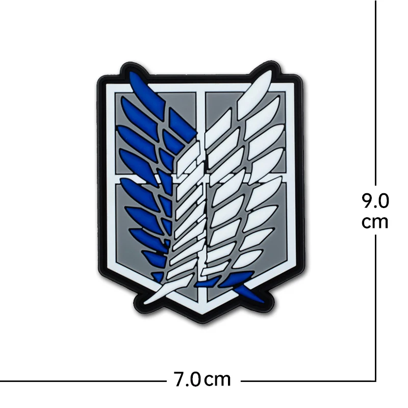 Parche táctico PVC gancho goma emblema hombro militar exterior - imagen 4