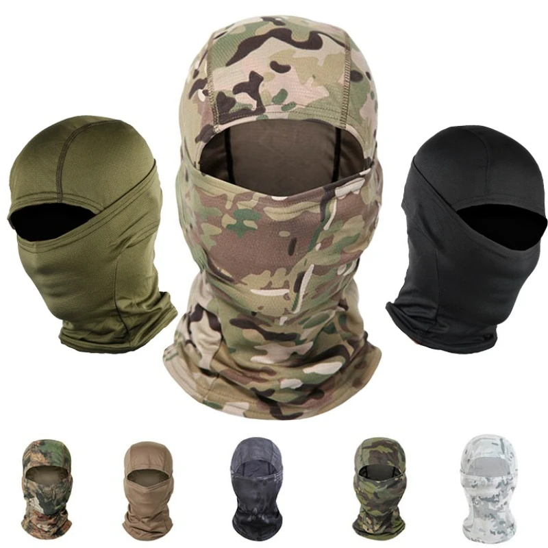 Pasamontañas táctico Multicam con máscara completa y cubrecuello - imagen 5