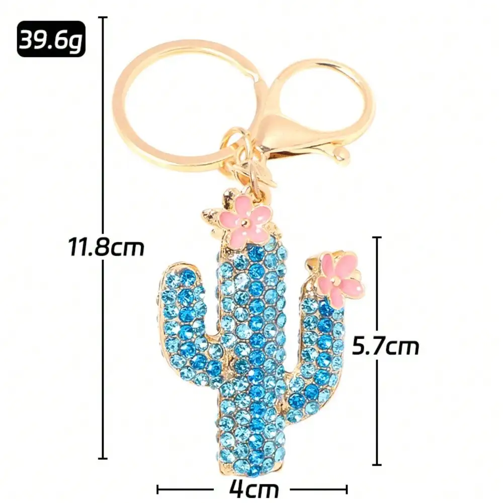 Llavero cactus con flor pequeña – original de planta