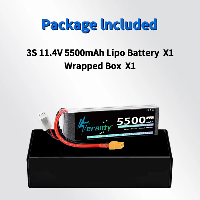 Batería TERANTY 3S 5500mAh vista completa