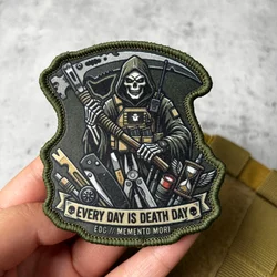 Parche táctico de calavera para mochila, chaqueta o chaleco