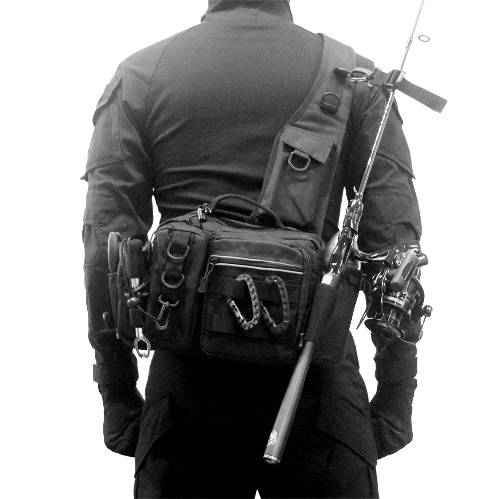 Bolsa táctica para cañas de pesca - Cruzada outdoor duradera - imagen 2