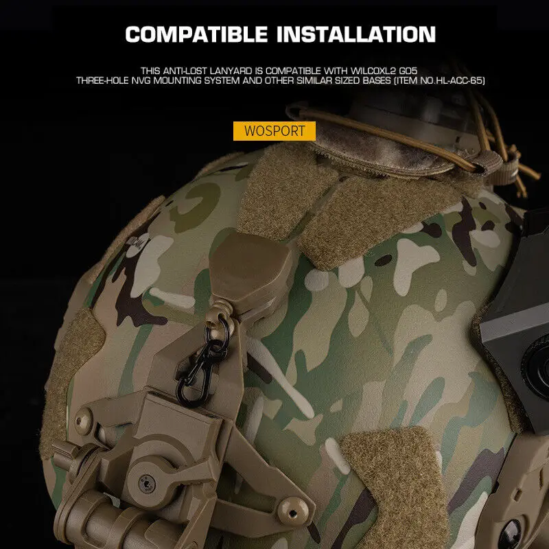 Cuerda antipérdida para soporte NVG Wosport - imagen 3