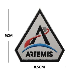 Artemis Program Parche táctico velcro misión espacial para mochilas