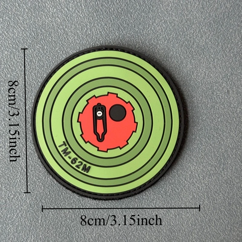 Parche táctico TM-62M PVC velcro para mochila y ropa - imagen 2