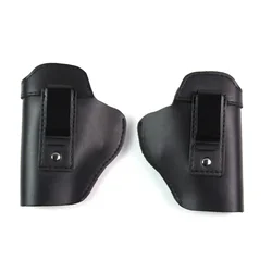 Funda táctica universal para pistola de cuero con retención