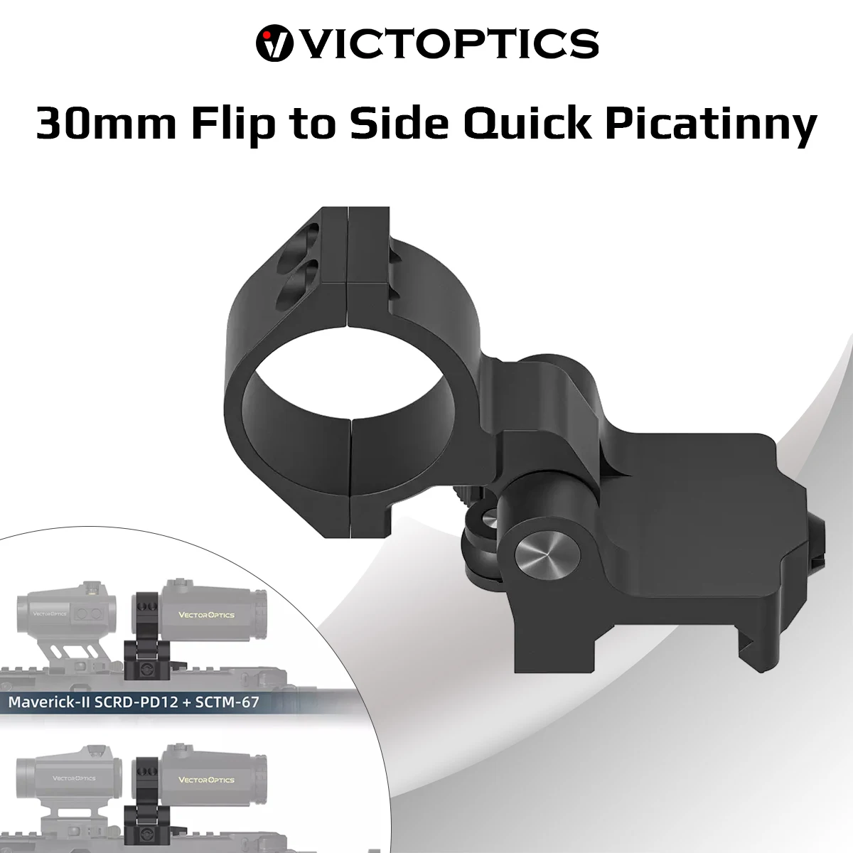Vector Optics Montaje Picatinny abatible para mira de punto rojo - imagen 5