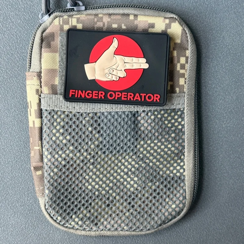 Parche táctico PVC Velcro gancho y bucle para mochila brazalete - imagen 4