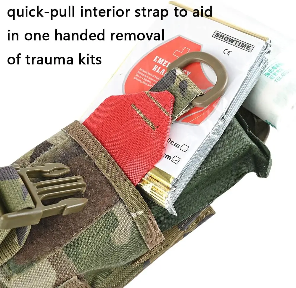 Botiquín MOLLE con funda torniquete para emergencias - imagen 5