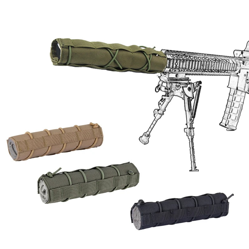 Funda táctica protectora de camuflaje para supresor silencioso - imagen 3