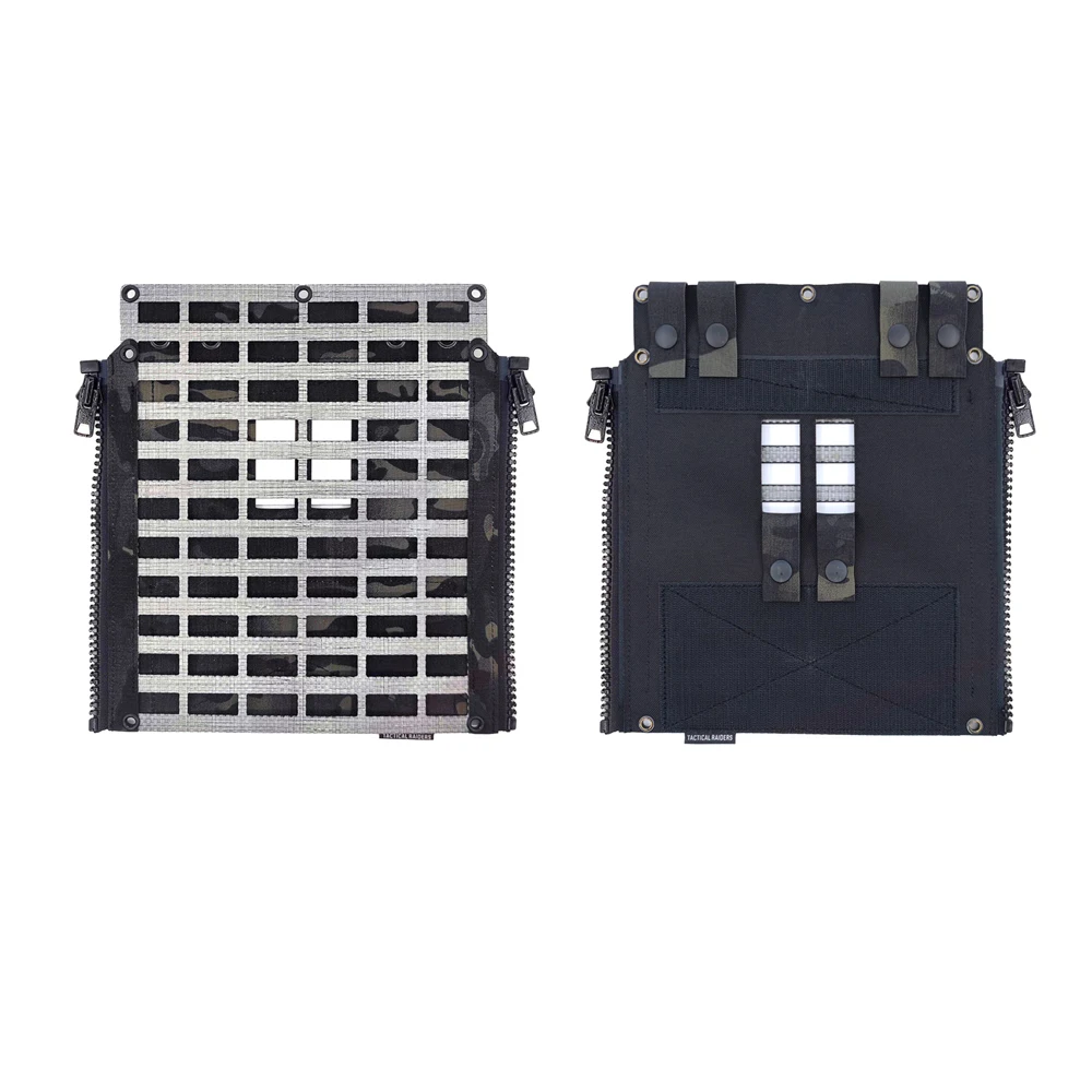 Panel trasero MOLLE Lv119 Overt Tegris corte láser multifunción SS