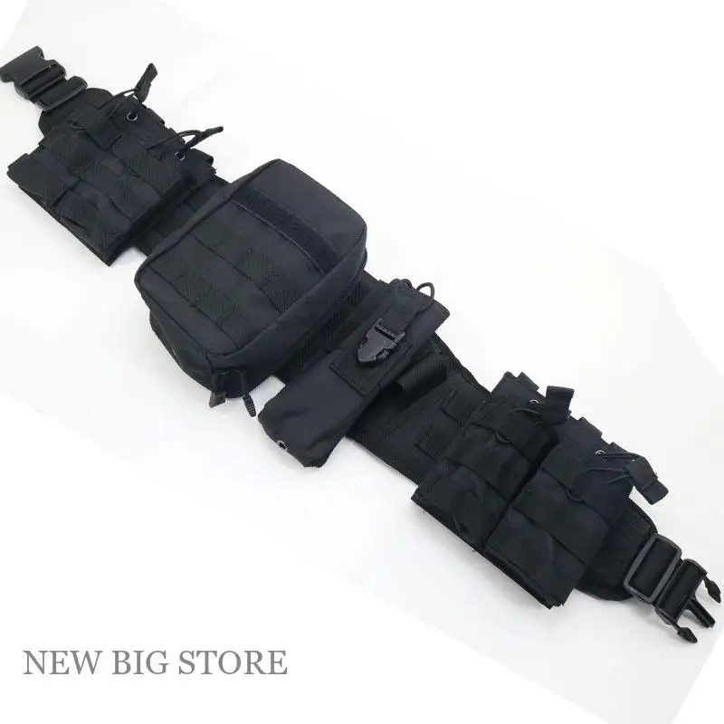 Funda táctica EMR con cinturón MOLLE multifuncional para exteriores - imagen 5