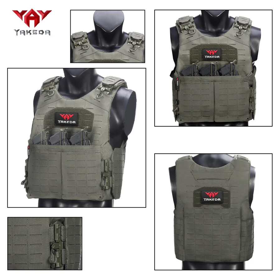 YAKEDA bolsa táctica triple oculta corte láser resistente al desgarro - imagen 4