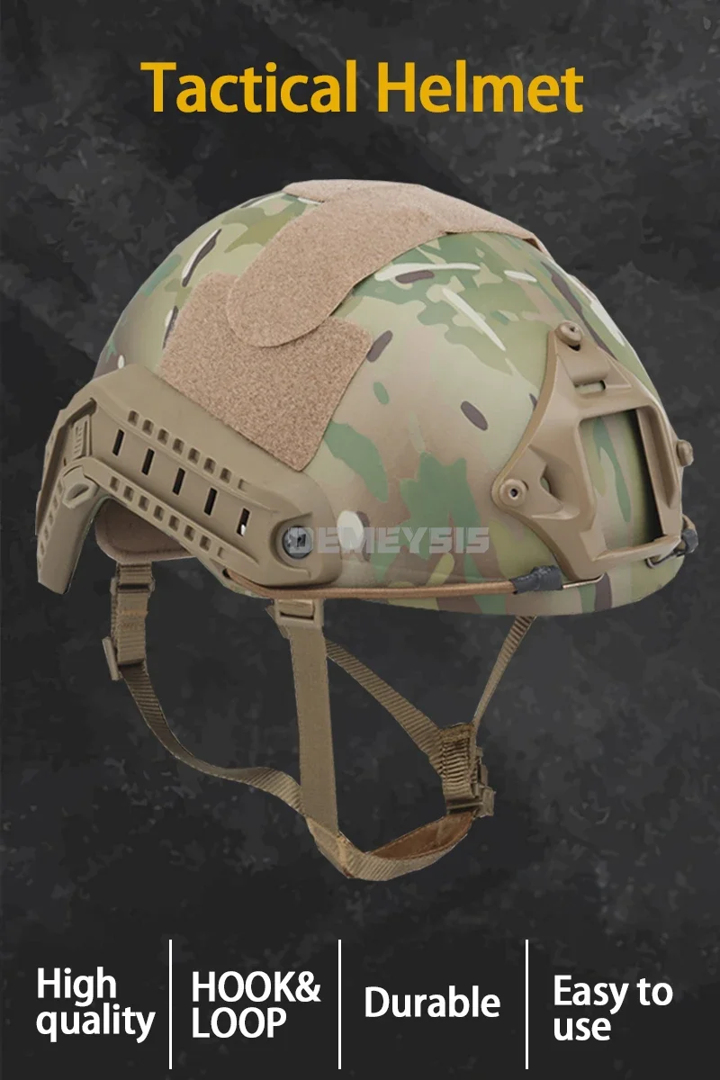 Casco táctico con montura NVG tipo MH