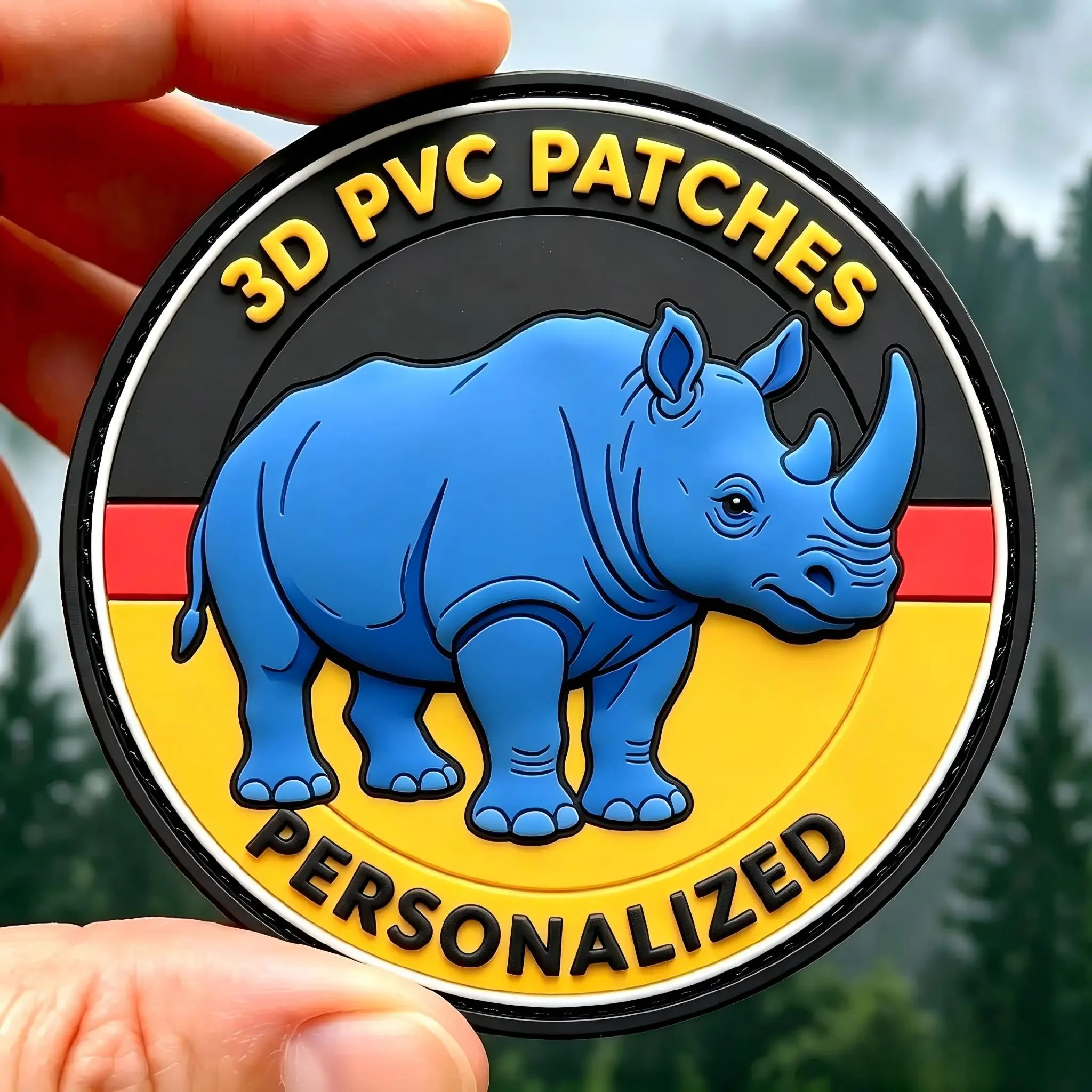 Parche PVC personalizado para logotipos en ropa, cuero y tela - imagen 2